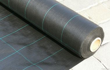 Cina Polypropylene Woven Plastic Ground Cover, 4.2x100m 100gsm Black Garden Fabric pabrik